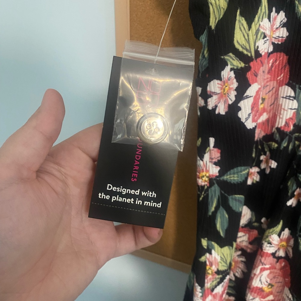 No Boundaries Black Floral Dress - Picture 3 of 3
